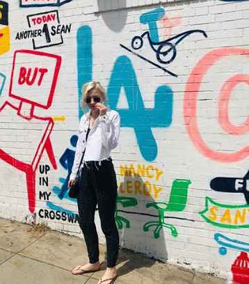 Emily Kinney during her vacation in Los Angeles. net worth, earning, income, salary, house, car